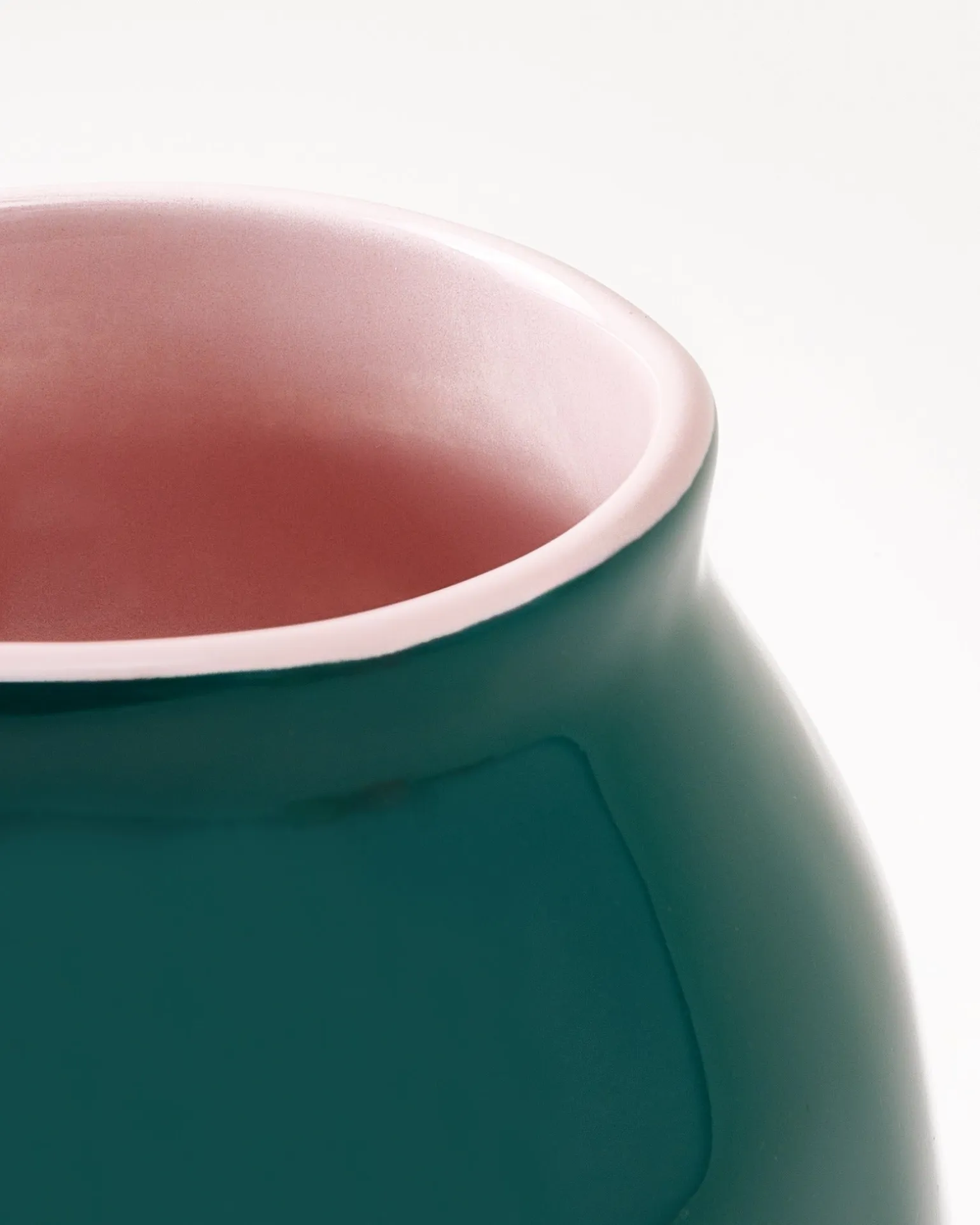 Sombra Vase L dunkelgrün rosé