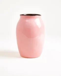 Sombra Vase M rosa braun