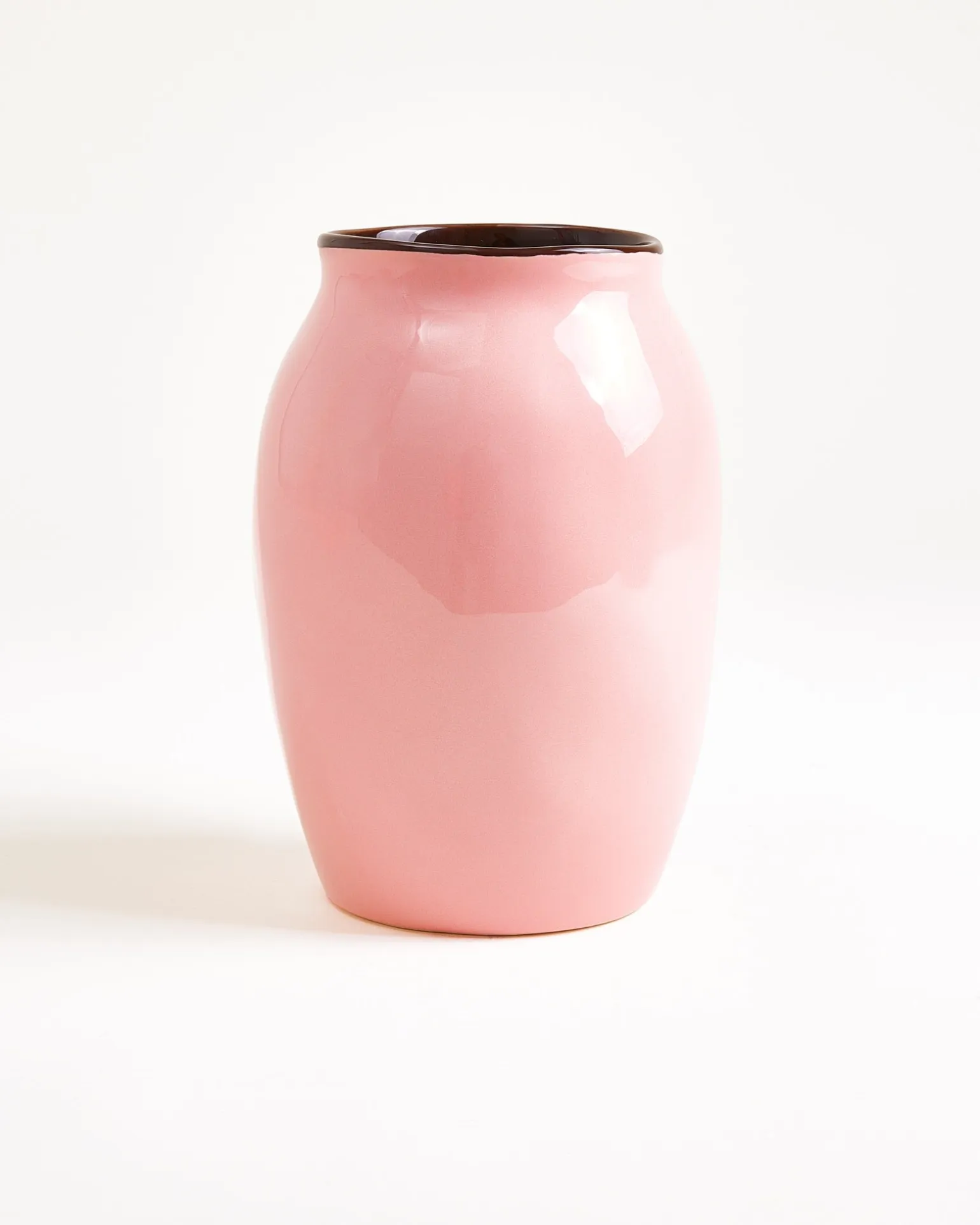 Sombra Vase M rosa braun
