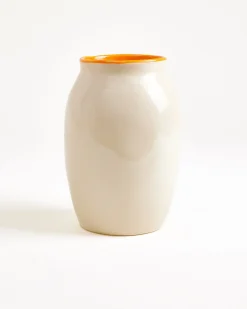 Sombra Vase M sand orange