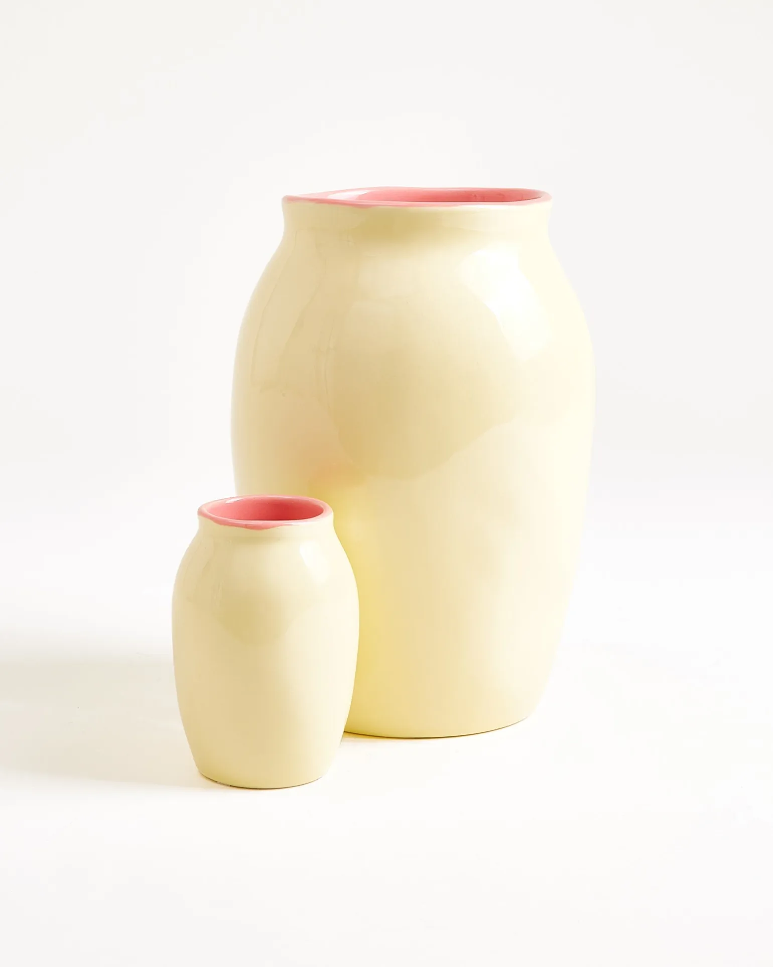 Sombra Vase S gelb rosa