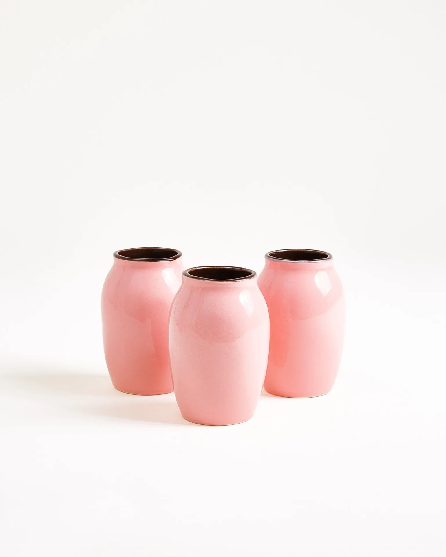 Sombra Vase S rosa braun