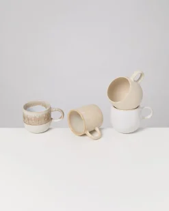 Tasse groß Sand Harmony sand 4er-Set