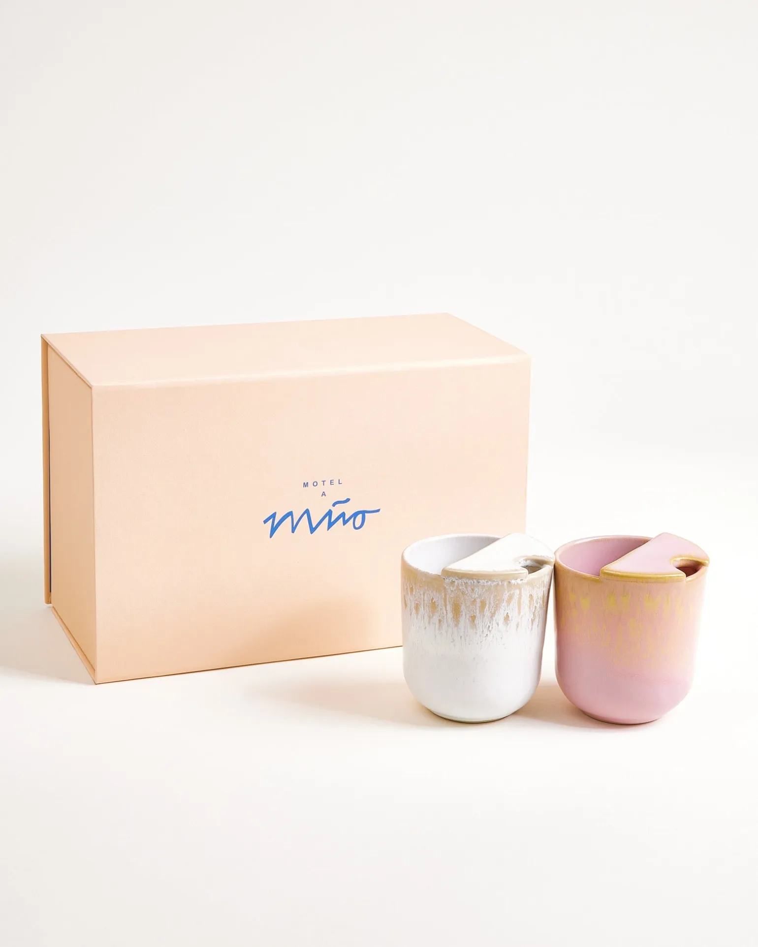 To-Go Becher klein Geschenk-Set sand rosé 3-teilig