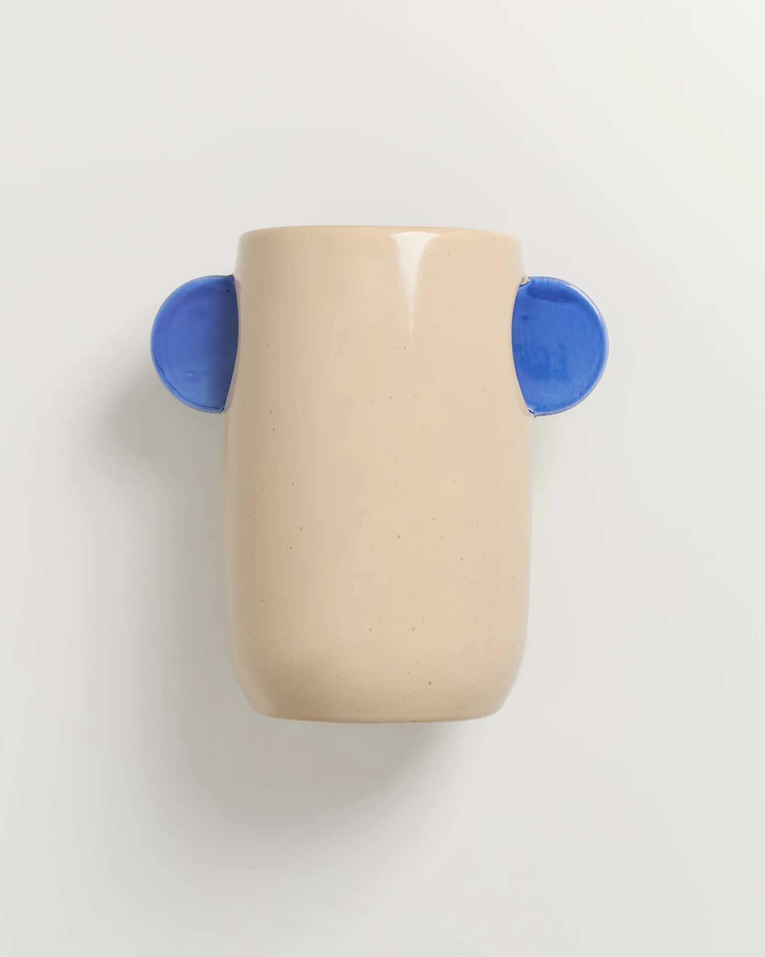 Tomar Vase M sand blau
