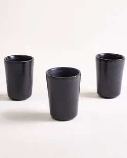 Turmalina Espressobecher schwarz 4er-Set