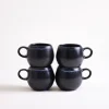 Turmalina Espressotasse schwarz 4er-Set