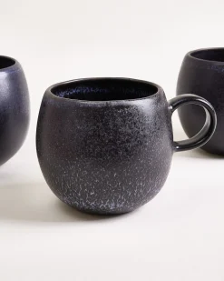Turmalina Tasse groß schwarz 6er-Set