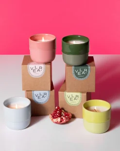 Velar Duftkerze Salted Zest rosa